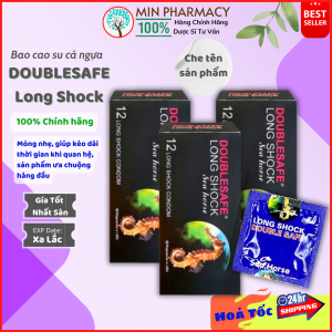 Bao cao su Cá ngựa DoubleSafe Long Shock kéo dài thời gian